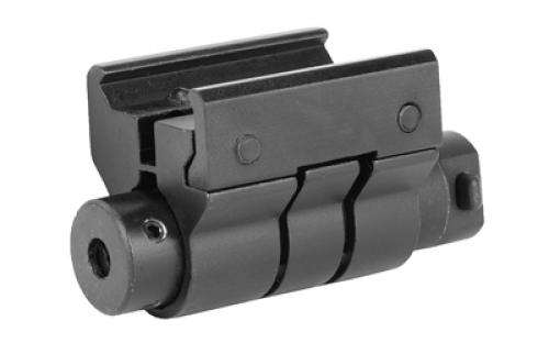 NCSTAR Red Laser with Weaver Mount, Black, Mounts to Most Weaver Style/ Picatinny Rails, Fully Adjustable for Windage and Elevation, Side to Side Toggle On/Off, Includes Mounting and Adjustment Tools, Uses (3) LR44 Batteries (Included) APRLS