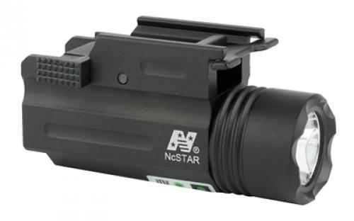 NCSTAR Flashlight & Green Laser with Quick Release Mount, Fits Picatinny/Weaver Rail, 200 Lumens, Green Laser, Black, Light and Laser Modules are Interchangeable AQPTFLG