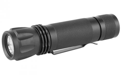 NCSTAR 3W 160 Lumens LED Flashlight, Fits Picatinny/Weaver Rail, 160 Lumens, Black, Momentary and Constant On/Off Cap Switch ATFLB