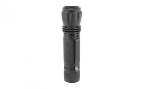 NCSTAR 3W 160 Lumens LED Flashlight, Fits Picatinny/Weaver Rail, 160 Lumens, Black, Momentary and Constant On/Off Cap Switch ATFLB