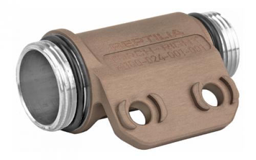 Reptilia Torch, Fits SureFire M300 Scout Bezels and Tail Caps, Right Side Mount, M-Lok Mounting Hardware Included, Tobacco, Anodized 100-058