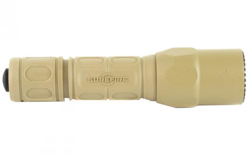 Surefire G2X Pro Flashlight, Dual-Output LED, 15/600 Lumens, Constant-On Click-Type Tailcap Switch, Tan G2X-D-TN