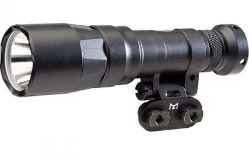 Surefire M340C Scout Flashlight, Fits Picatinny, 500 Lumens, Anodized Finish, Black, Z68 On/Off Tailcap, Includes MLOK Adapter M340DFT-BK-PRO