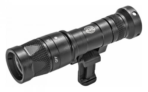 Surefire M340V Scout Pro Flashlight, LED, 250 Lumens White Light/100mW of IR, Black Finish, 1913 Picatinny Mount installed, MLOK Mount included, Z68 On/Off Tailcap M340V-BK-PRO