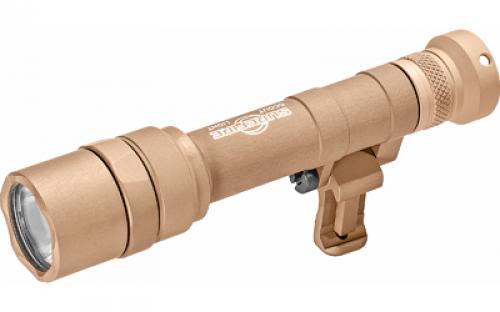 Surefire M640U Scout Pro Flashlight, LED, 1000 Lumens, Tan Finish, 1913 Picatinny Mount installed, MLOK Mount included, Z68 On/Off Tailcap M640U-TN-PRO