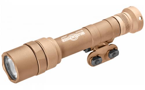 Surefire M640U Scout Pro Flashlight, LED, 1000 Lumens, Tan Finish, 1913 Picatinny Mount installed, MLOK Mount included, Z68 On/Off Tailcap M640U-TN-PRO