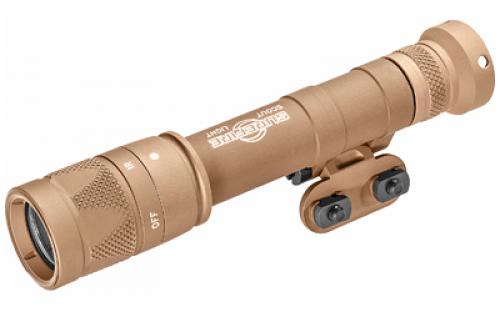 Surefire M640V Scout Pro Flashlight, LED, 350 Lumens White Light/120mW of IR, Tan Finish, 1913 Picatinny Mount installed, MLOK Mount included, Z68 On/Off Tailcap M640V-TN-PRO