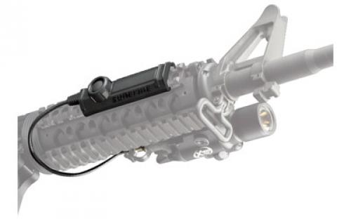 Surefire Remote Dual Switch for Weaponlights, 7" Cable, Fits  Millennium Universal, Classic Universal, Scout Light, and X-Series, Momentary-On Pressure Pad and Constant-On Press Switch, Black SR07