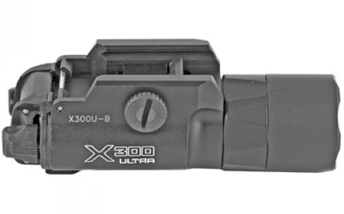 Surefire X300 Weaponlight, Weaponlight, Pistol and Picatinny, LED 1000 Lumens, 2x 123A, Black X300U-B