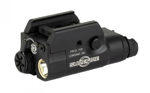 Surefire XC1 Compact Pistol Light, 300 Lumens, Matte Finish, Black, Includes 1x AAA Rechargeable NiMH Battery XC1-C