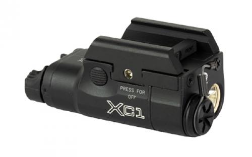 Surefire XC1 Compact Pistol Light, 300 Lumens, Matte Finish, Black, Includes 1x AAA Rechargeable NiMH Battery XC1-C