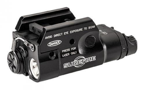 Surefire XC2-B-RD, Weaponlight, Fits Pistol and Picatinny Rails, 300 Lumen, Red Laser, Matte Finish, Black XC2-B-RD