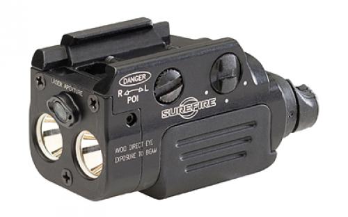Surefire XR2-A-GN, Rechargeable Weaponlight w/Laser, Fits Pistol and Picatinny Rails, 600 Lumens, Green Laser, Anodized Finish, Black XR2-A-GN