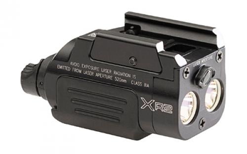 Surefire XR2-A-RD, Rechargeable Weaponlight w/Laser, Fits Pistol and Picatinny Rails, 600 Lumens, Red Laser, Anodized Finish, Black XR2-A-RD