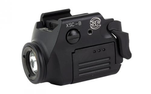 Surefire XSC-B, Rechargeable Weaponlight, Fits Most Pistol and Picatinny Rails, 350 Lumens, Matte Finish, Black, Includes Charging Cradle and Multiple Crossmember Adapters XSC-B