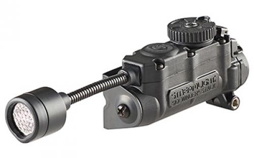 Streamlight Sidewinder Stalk, Military Helmet Light System w/Flexible Stalk, 76 Lumens, 12-200 Candela, 5.6 Hours of Run Time on High, 95 Hours of Run Time on Lovteries, Black 14311