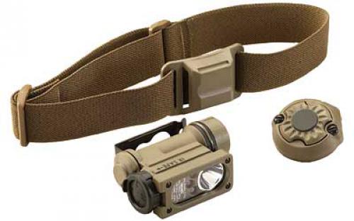 Streamlight Sidewinder Compact II Flashlight, Fits Helmet, Mount Coyote Brown 14512