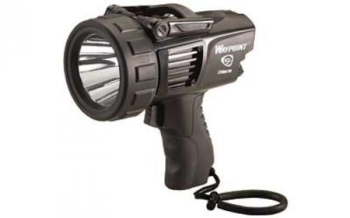 Streamlight Waypoint Spotlight, LED, 1,400 Lumens, Lumens, Rechargeable, Black 44911