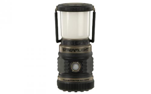 Streamlight Siege Lantern, 200/100/50 lumens White C4 LED, SOS, Red LED, 7 Hour Run Time, 3x AA batteries, Coyote Brown 44941