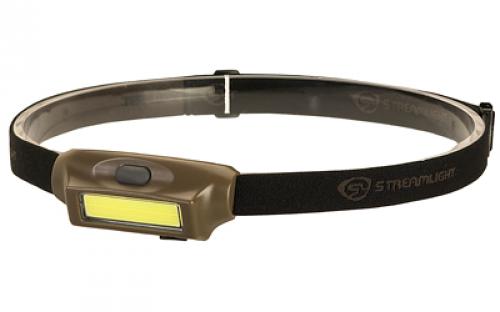 Streamlight Bandit, Headlamp, 180 Lumens, White/Green LED, Coyote Brown Finish 61707