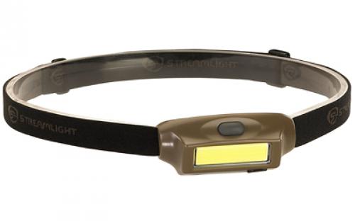 Streamlight Bandit, Headlamp, 180 Lumens, White/Green LED, Coyote Brown Finish 61707