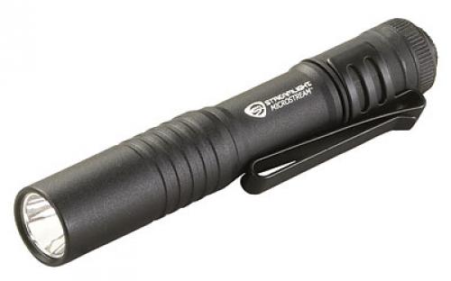 Streamlight Microstream, Flashlight, White LED, 45 Lumens, 1x AAA Battery, Black 66318