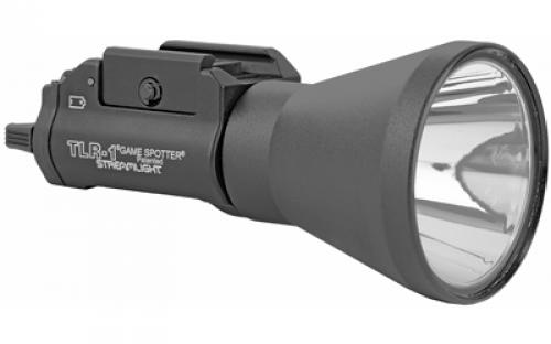 Streamlight TLR-1 Game Spotter, Fits Long Gun w/1913 Rails, C4Green LED, 150 Lumens, Black Housing, 2x CR123 Batteries 69227