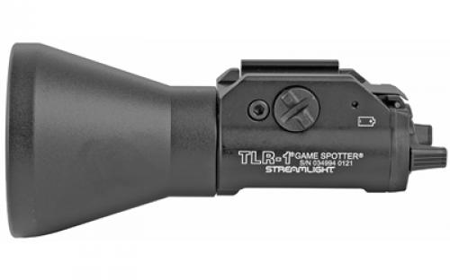 Streamlight TLR-1 Game Spotter, Fits Long Gun w/1913 Rails, C4Green LED, 150 Lumens, Black Housing, 2x CR123 Batteries 69227