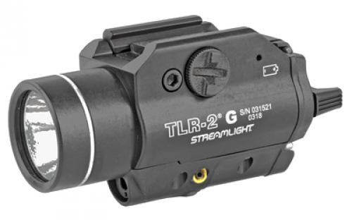 Streamlight TLR-2 G, Tac Light, With Laser, C4 LED, 300 Lumens, Strobe, Green Laser, Laser Sight, Black 69250