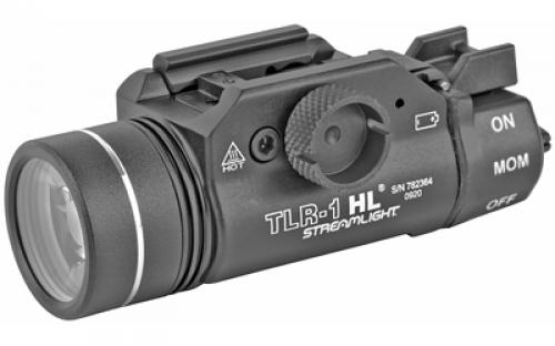 Streamlight TLR-1 HL Long Gun Kit, Tac Light Kit, C4 LED, 1000 Lumens, w/Thumb Screw/Remote Pressure Switch, 2x CR123 Batteries, Black 69262