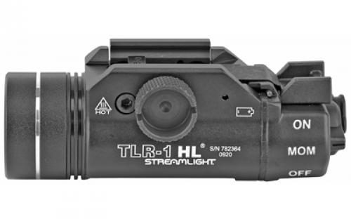 Streamlight TLR-1 HL Long Gun Kit, Tac Light Kit, C4 LED, 1000 Lumens, w/Thumb Screw/Remote Pressure Switch, 2x CR123 Batteries, Black 69262