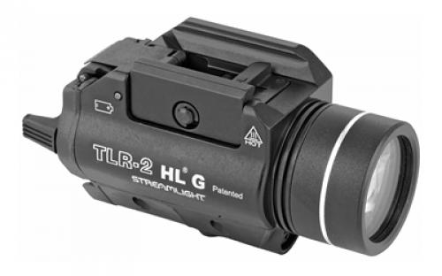 Streamlight TLR-2 HLG Tac Light w/laser, Black Finish, Includes Rail Locating Keys for Glock style, 1913 Picatinny, S&W 99/TSW, and Beretta 92, 1000 Lumens 69265