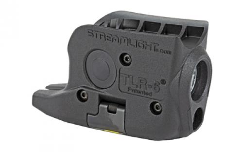 Streamlight TLR-6, Tac Light with Laser, For Glock 42/43, Black, C4 LED, 100 Lumens, Red Laser, 2x CR1/3 N Lithium Batteries 69270