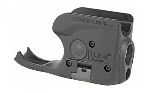 Streamlight TLR-6, Tac Light w/laser, 100 Lumens, Non-Rail 1911 Handguns, Black, Two 3V CR-1/3 N Lithium Batteries 69279