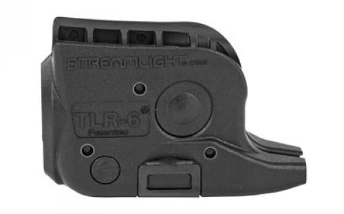 Streamlight TLR-6, Weaponlight, Fits GLK 42/43, White LED, 100 Lumens, Includes 2 CR 1/3N Lithium Batteries, Black 69280