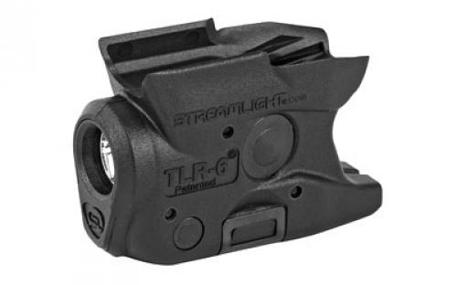 Streamlight TLR-6, Weaponlight, Fits S&W M&P Shield, White LED 100 Lumens, Includes 2 CR 1/3N Lithium Batteries, Black 69283