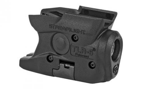 Streamlight TLR-6, Weaponlight, Fits S&W M&P Shield, White LED 100 Lumens, Includes 2 CR 1/3N Lithium Batteries, Black 69283
