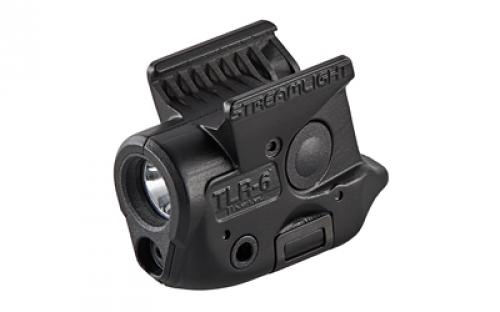 Streamlight TLR-6, Tac Light w/laser, Sig P365, White LED and Red Laser, 100 Lumens, Includes 2 CR 1/3N Lithium Batteries, Black 69284