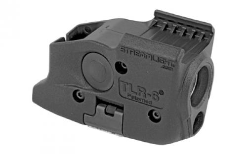 Streamlight TLR-6, Fits Glock 17/22 and 19/23, Black, White LED and Red Laser, 100 Lumens, Includes 2 CR 1/3N Lithium Batteries 69290