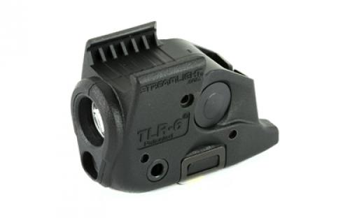 Streamlight TLR-6, Tac Light w/laser, Springfield XD With Rail, White LED and Red Laser, 100 Lumens, Includes 2 CR 1/3N Lithium Batteries, Black 69291