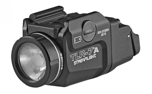 Streamlight TLR-7A Flex, 500 Lumens, 1.5 Hour Runtime, Comes with High and Low Switch and (1) CR123A Lithium Battery, Black 69424