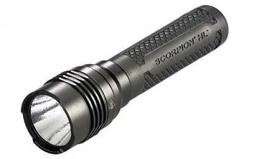 Streamlight Scorpion HL Flashlight, C4 LED 725 Lumens, Includes Two 3V CR123A Lithium Batteries, Anodized Finish, Black 85400