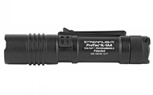 Streamlight ProTac, Flashlight, C4 LED 350 Lumens, Includes One CR123 & One AA Alkaline, Black 88061