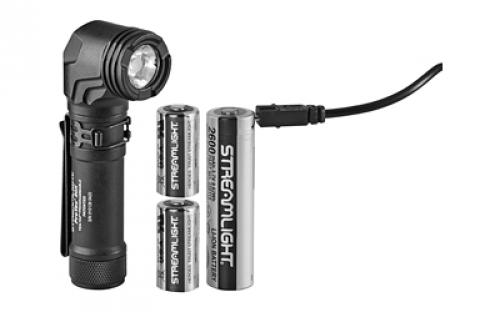 Streamlight ProTac 90X USB, Flashlight, LED, 1000 Lumens, Aluminum Body, Black Anodized Finish, Blister Pack 88095