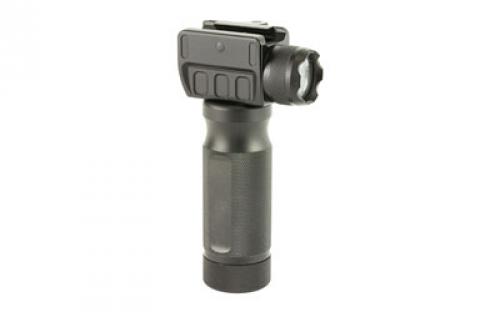 Leapers, Inc. - UTG Flashlight, New Gen 400 Lumen, Fits Picatinny, w/ Quick Detach Mount Base, Black Finish MNT-EL228GPQ-A