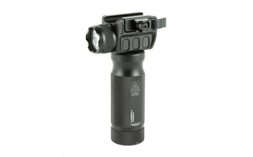 Leapers, Inc. - UTG Flashlight, New Gen 400 Lumen, Fits Picatinny, w/ Quick Detach Mount Base, Black Finish MNT-EL228GPQ-A
