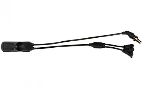 Unity Tactical AXON, Dual Button Remote Switch for Surefire/DBAL Laser, Sync Model, Fits Picatinny, Matte Finish, Black AXNS-SD7B