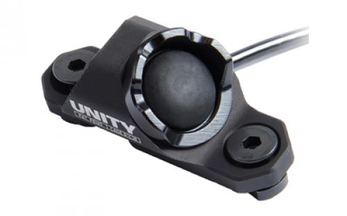 Unity Tactical Hot Button, Light Activation Switch, M-LOK, Compatible with Surefire Tailcaps, Anodized Finish, Black HBM-SB
