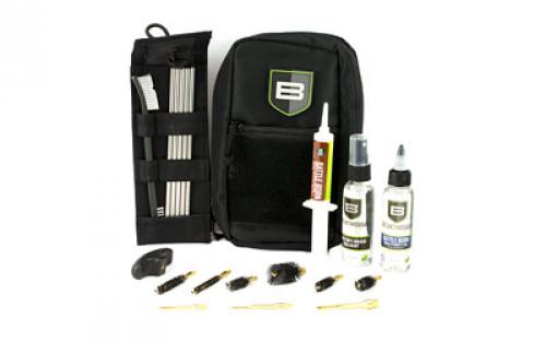 Breakthrough Clean Technologies Cleaning Kit, Military-Grade Cleaning Solvent, Battle Born Grease, Battle Born high Purity Oil, .22 thru 12 Gauge BT-LOC-U-BLK
