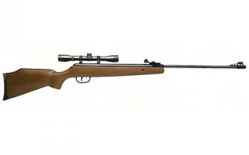 Crosman Optimus, .177 Pellet, Brown Wood Stock, Break Barrel, w/4x32 Scope, Single Shot, 1200 Feet Per Second CO1K77X